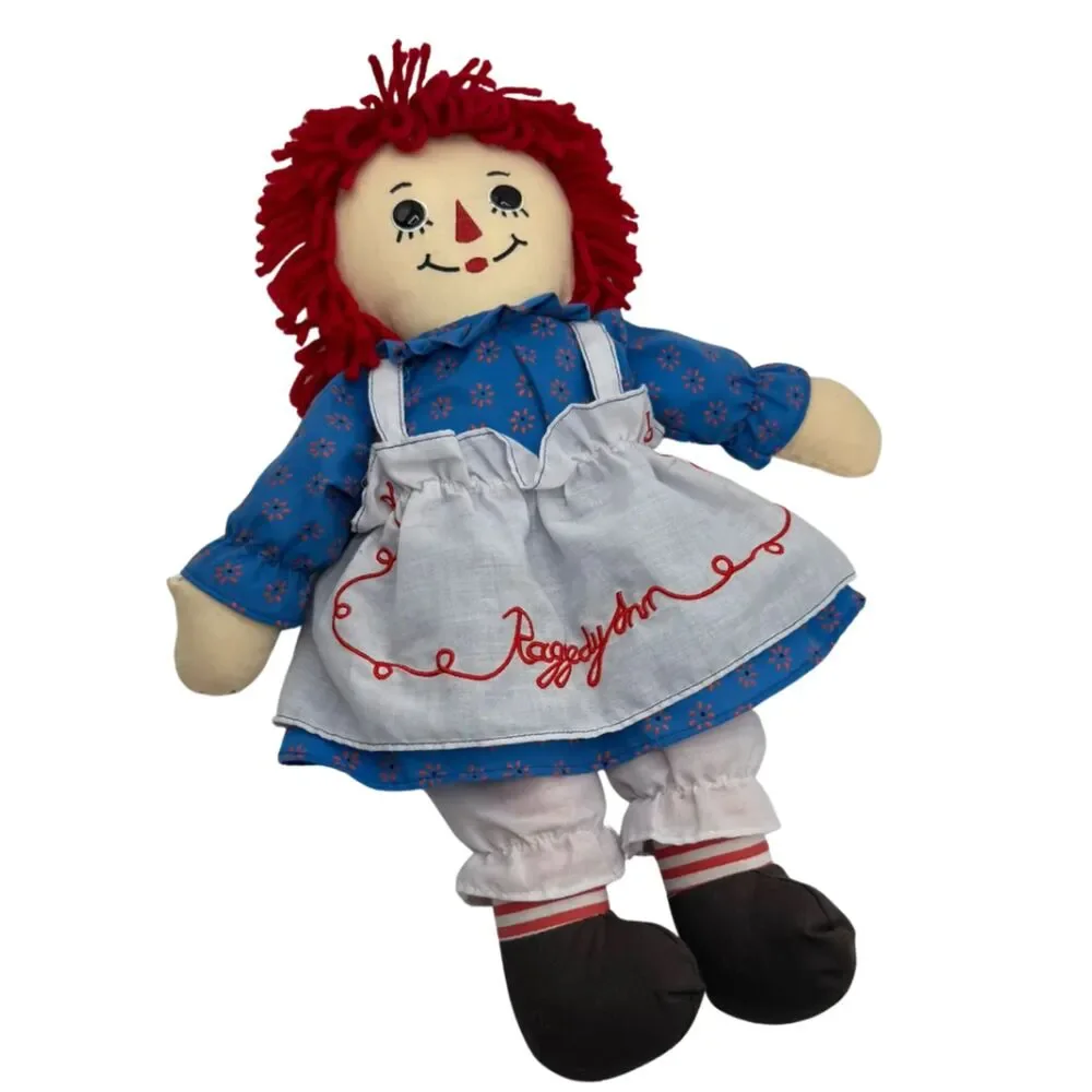 Vintage Raggedy Ann Doll Plush 18